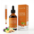 "Caregem Turmeric Curcumin & Milk Thistle Liquid Drops for Liver Health Support | Herbal Blend with Dandelion, Chamomile, Black Pepper & Ginger | Orange Flavor | 2 Fl Oz Specification: 1 Bottle"