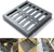 "Cast Iron Drain Grate, 12 * 12In Outdoor Drain Cover, B125 Class Ductile Iron Ch Size: 12*12In"