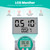 GRYVOZE 1 Inch Digital Diesel Fuel Flow Meter with 3/4 Inch Adapters, EMI Protection, Waterproof, 2.4-26.4 GPM Inline NPT Thread Fuel Meter for Gasoline, Gas Oil, Water, and Other Liquids.