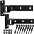 13" Heavy Duty Gate Hinges,900 Lbs Capacity,180° or 90° Smooth Open