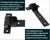 13" Heavy Duty Gate Hinges,900 Lbs Capacity,180° or 90° Smooth Open