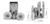 Zinc Alloy Shower Door Runners 23mm Twin Shower Door Rollers 2top 2bottom 4pcs