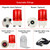 YASONG LTE-1102J Rotating Warning Light with Buzzer, AC110V-120V Industrial Beacon Revolving Alarm with 90dB Emergency Security Siren