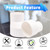 S SYDIEN 1Pcs 4" x 3" PVC Reducer Coupling (Socket x Socket), Schedule 40 Slip Eccentric Reducing Pipe Fittings for Sewer Plumbing Irrigation Pool