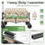 42'' L Collapsible Foldable Wagon, Folding Trolley Cart, 500LB Weight Capacity with 220L Heavy Duty Folding Cart, Utility Wagon with Big All-Terrain Beach Wheel
