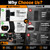 Weight Lifting Hooks with Double D-Rings, 2-in-1 Gym Wrist Straps