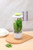 TechTack Herb Keeper and Herb Saver – Premium Borosilicate Glass Storage Container with Ventilation Slots – Easy Access Top Lid Produce Saver Cilantro Container with Drainage Holes