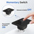 DAIERTEK - DaierTek UP Down Momentary Reverse Polarity Switch 12V 30A DPDT RV Polarity Reverse Switch Power Outlet Switch