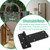 Wmebee T-Strap Shed Door Hinges, Heavy Duty Tee Hinge, T-Gate Hinges, Gate Strap Hinges, Hardware for Wooden Fences, Barn Door, Shed Doors Matte Black (5“-6 pcs-Matte Black)