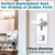 Dreyoo Dimmer Replacement Knob, Universal Dimmer Switch Knob Replacement