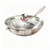 Davnjcka Stainless Steel 316 Wok Pan with Lid, Tri-Ply Stir Fry Pan with Detachable Handle, Works on All Stovetops, Oven & Dishwasher Safe (14 inch)