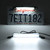 LivTee Extremely Bright License Plate Frame LED License Plate Lights Lamp, Xenon White(6000K)