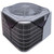 yhslmh Air Conditioner Covers for Outside Units Central Ac Cover Leaf Guard Heavy Duty Mesh AC Defender for Outdoor Square Units, All Season Black