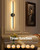 24 Inch Wall Sconces Set of 2 Battery Operated Dimmable with Remote Control Rechargeable Sconces 8000mAh Modern 350° Rotation LED Lights for Bedroom Living Room