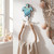 AceOrbit Blue Wood Coastal Sea Turtle Toilet Paper Holder