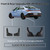 Mud Flaps Compatible with Hyundai Elantra 2024 2025 2026（Not Fits for N Line & N Line Ultimate Models）， All Weather Tire Protector Splash Guards Mudflaps for Hyundai Elantra Exterior Accessories