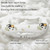 HIQNWTO Adjustable Neck Pillow, Baby Neck Support Pillow (Pearl Cotton)