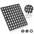 Yaseingoo 3-7/8" Matte Black Square Shower Drain Cover for Floor Drain