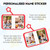 Xfveiwoo My First Baby Photo Album, 21 4x6 Photos, Soft Cloth, Red