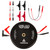 2 Wire 30 Retractable Test Leads with 4 mm Banana Plugs and 2 Alligator Clips, 2 Test Probes