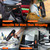 WRAPXPERT Heat Gun for Vinyl Wrap 1600W 122℉-1202℉ with 2 Air Speeds Variable Temperature, Fast Heating Heavy Duty Hot Air Gun for Car Wrap, Window Tint, Crafts, Shrinking Tubing, Stripping Paint
