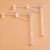 4pcs Valance Clips 3.5" Clear Vertical Blind Hidden Retainer Holder Installation Bracket with Built in Valance Outside Mount The headrail Size Measured 1.5"(38mm) in Top