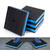 LBG Products Anti Vibration Pads,4" X 4" X 7/8" Heavy Duty Blue EVA Rubber Anti Vibration Isolation Pad for Air Compressor,Washer and Dryer,HVAC,Treadmills,Air Conditioner Accessories,Pack of 4