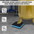 LBG Products Anti Vibration Pads,4" X 4" X 7/8" Heavy Duty Blue EVA Rubber Anti Vibration Isolation Pad for Air Compressor,Washer and Dryer,HVAC,Treadmills,Air Conditioner Accessories,Pack of 4