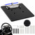MOSNAI Golf Cart Steering Wheel Scorecard Holder with Pencil Holder & Clip Fit for Club Car DS & Precedent EZGO TXT & RXV Yamaha Golf Carts