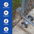 Fengone 6" Rolling Gate Wheel for Chain Link Fence Rolling Sliding Gates Heavy-Duty Steel Rolling Gate with 2 Rubber Wheels for Metal Tube Gates and Driveway Gates 2pack