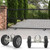 Fengone 6" Rolling Gate Wheel for Chain Link Fence Rolling Sliding Gates Heavy-Duty Steel Rolling Gate with 2 Rubber Wheels for Metal Tube Gates and Driveway Gates 2pack
