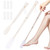 Toe Cleaning Brush, Foot Brush in Shower with 6Pcs Soft Drying Covers, Long Handle Toe Lotion Applicatorn for Seniors, Elderly, Disabled Men and Women (16"-28" Long)