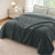Luciphia Throw Blanket for Bed - Waterproof Pet Blanket, Reversible Sherpa Fleece Leakproof Couch Protector, Spill-Proof Dog Cat Cover, Cozy Home Decor, Machine Washable,Grey,90"x108"