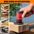 POLIWELL 50PCS 90mm x 65mm Triangle Sanding Sheets Hook & Loop 150 Grit Replace Milwaukee M12 Orbital Detail Sander, Alumina Abrasive Sand Paper for Wood Finishing, Detail Sanding