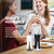 Aelga Salt and Pepper Shakers - Adjustable Pour Holes - Glass and Stainless Steel - 4 oz - Set of 2