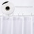 MESHELLY Black Abstract Shower Curtain 60Wx72H Modern Ombre Minimalist Line Elegant Simple Unique Aesthetic Bathroom Curtain Contemporary Cool Bath Curtain Bathroom Accessories Decor with 12 Hook