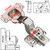 Luokim 2 Pcs Heavy Duty 40mm Cup Inset Soft Close Cabinet Hinges