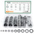 169PCS Automotive Self-Centered Bonded Seal/Gasket Assortment, Bonded Washer 10 Sizes, M6 to M24