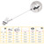 DERPIPE Stainless Steel Float Ball Valves - 3/4" NPT Male Thread Flow Control Float Sensor Valve Automatic Water Level Control Float For Tank Pond Water Tower