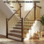 BH Railing Glossy Golden Balusters for Staircase Interior, 1/2" X 44" Wrought Iron Plain Balusters, Spindles for Staircase Indoor, Upgrade and Decorate Stairs (10)