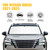 Windshield Sun Shade for Nissan Rogue 2021-2025 Foldable Sun Visor Protector for Rogue Accessories Sunshade Car Front Window Sunshades Blocks UV Rays