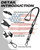 LIUGX Carbon Fiber Badge Holder with Heavy Duty Breakaway Lanyard, Durable ID Card Holder (Holds 6 Cards) with Quick Release Detachable Buckle, Metal Clip, American Flag