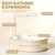Parrot Bathtub,Bird Shower Parakeet Bath for Cage with Adjustable Water Flow Control Valve, Contains USB and Pump,Tarpaulin,for Pet Birds,Cockatiel,Budgie,Suitable for Many Kinds of Birds(Beige)
