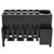 Clipper Holders Barbers Organizer, 13" x 12" x 3" Wall-Mounted Multi-Functional Hair Styling Tool Storage Stand for Clipper, Scissors, Comb, Curling Irons - for Salon, Home Bathrooms, with Screws Kit