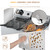 SDSNTE Stainless Steel Deep Fryer Side Splash Guard, 20.5 X 18 Inch, 1 Pack