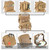 CLTAC Tactical Small MOLLE Hydration Pack Outdoor Water Bladder Carrier Pack for Vest Backpack