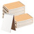 GINLANK 25 PCS A6 Sketchbook, Top Spiral Bound Sketchbook, Kraft Paper Cover Sketch Pad for Sketching Drawing Writing,120 Pages/60 Sheets
