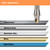 1" Indexable End Mill-R8Shank-1"