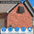 6 Inch Hooded Wall Vent with Screen and Damper