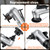 Pneumatic Chamfer Tool, Mini Air Chamfer Tool for Metal and Wood-Silver